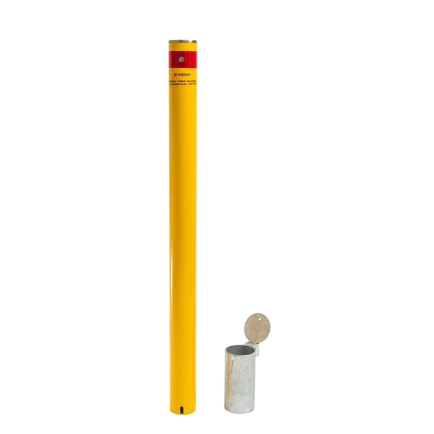 Inground Removable Bollard - 90mm With Key Lock