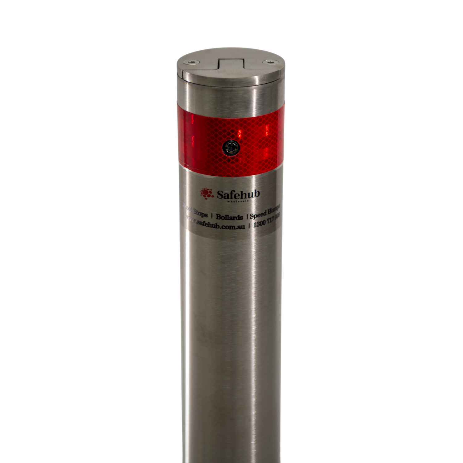 Removable Surface Mount Bollard - 90mm W/ Key Lock