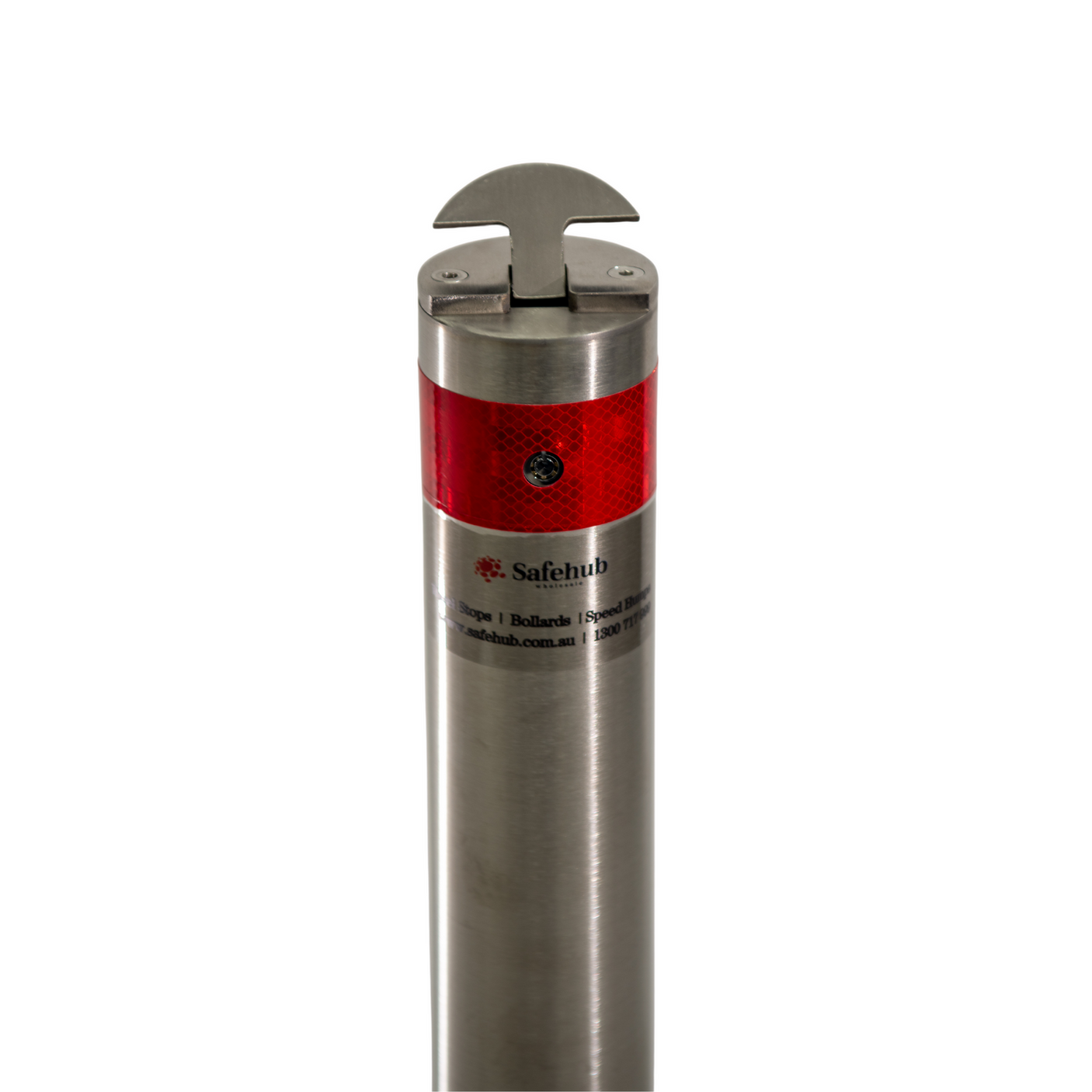 Removable Surface Mount Bollard - 90mm W/ Key Lock
