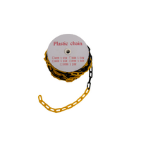 Plastic Chain Roll - Yellow| 8mm D x 25m