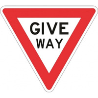 Give Way Sign - 750mm