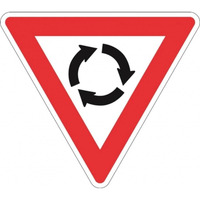 Roundabout Sign - 900mm