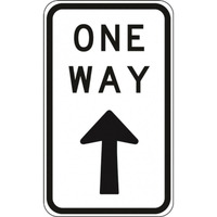 One Way Only Sign - 450x800mm