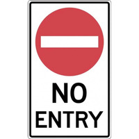 No Entry Sign- 450x750mm