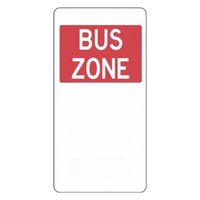 Bus Zone Sign - 225x450mm