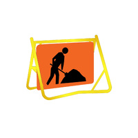 Swing Stand Sign - Digger Symbol - 900x600mm