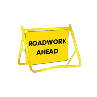 Swing Stand Sign - Roadwork Ahead - 900x600mm