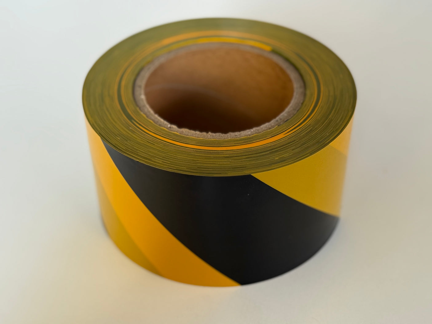 Safety Tape - Black/Yellow - 75mm x 100m Roll